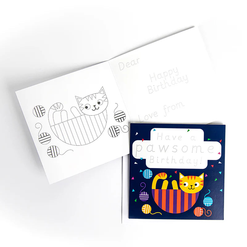 Traceable Handwriting Practice Birthday Cards (10 Pack)