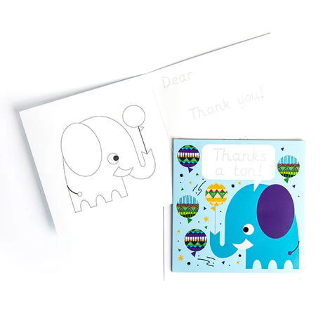 Traceable Handwriting Practice Thank You Cards (10 Pack)