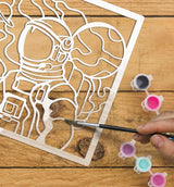 Splat Planet Wood Art Kit - Space