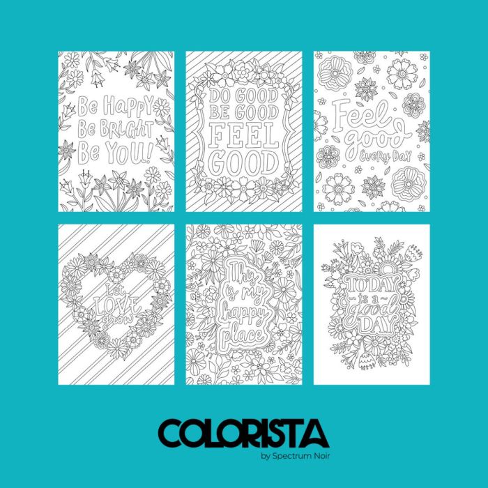 Colorista - Colouring Kit - Feelgood Florals 12pc
