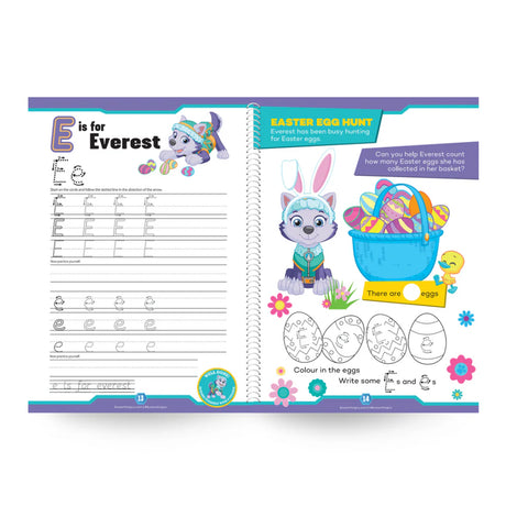 Paw Patrol Handwriting & Alphabet Practice Book Ages 3-5