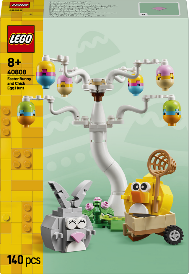 LEGO Easter Bunny and Chick Egg Hunt