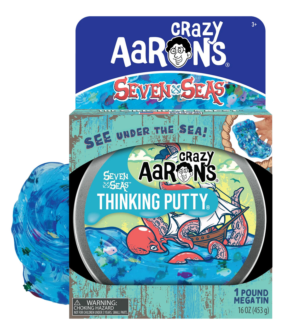 Crazy Aaron's Seven Seas Thinking Putty MEGA Tin 