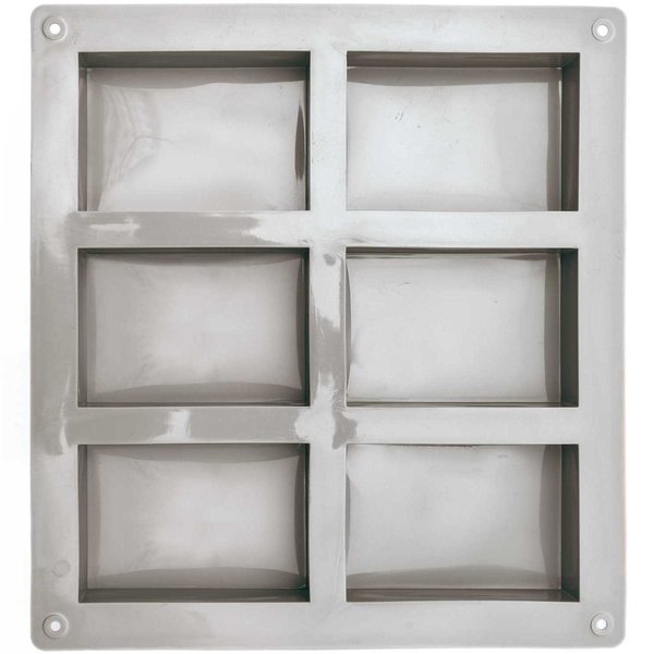 ade by Me soap mold rectangular 21.5x14.8x3cm 6 pieces