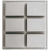 ade by Me soap mold rectangular 21.5x14.8x3cm 6 pieces