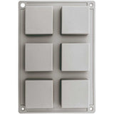 Made by Me soap mold square 18x18x3.5cm 6 pieces