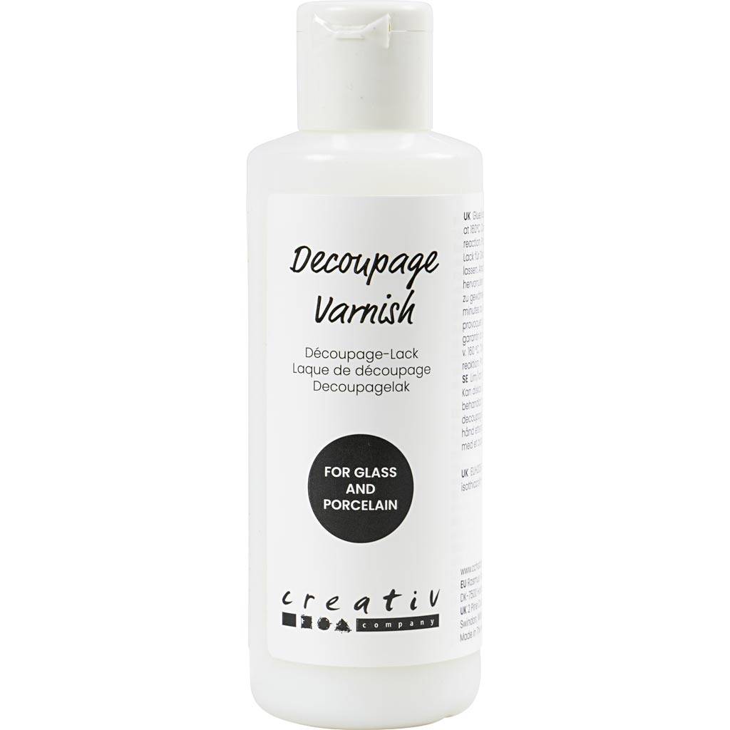 Decoupage Varnish For Glass And Porcelain 80ml