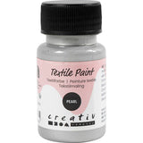 Textile Paint Mother of Pearl Opaque silver 50ml
