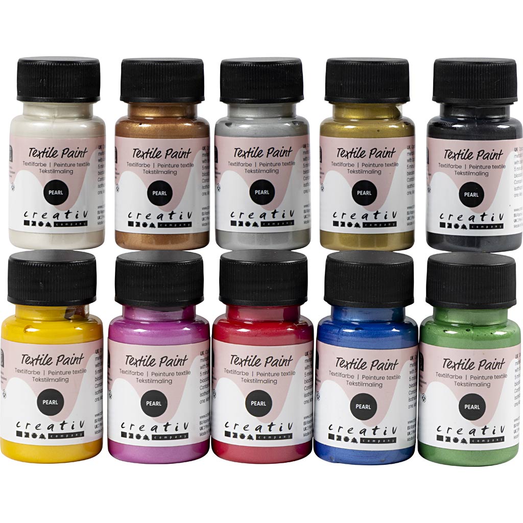 Textile Paint Mother of Pearl Opaque - Assorted Colours