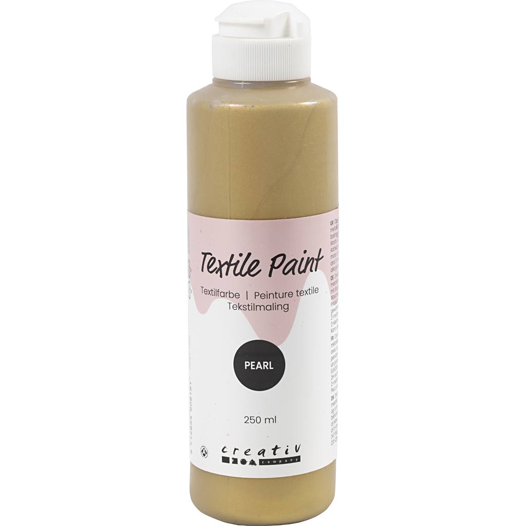 Textile Paint Mother of Pearl Opaque gold 250ml