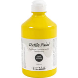 Textile Paint Semi Opaque Yellow 500ml
