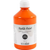 Textile Paint Semi Opaque Orange 500ml