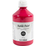 Textile Paint Semi Opaque Primary Red 500ml