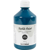 Textile Paint Semi Opaque Turquoise Blue 500ml
