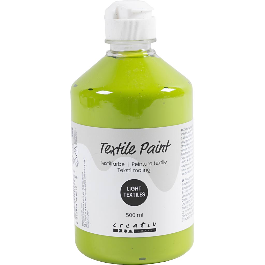 Textile Paint Semi Opaque Kiwi 500ml