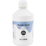 Textile Paint Opaque Opaque White 500ml