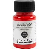 Textile Paint Semi Opaque Red 50ml