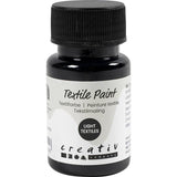 Textile Paint Semi Opaque Black 50ml
