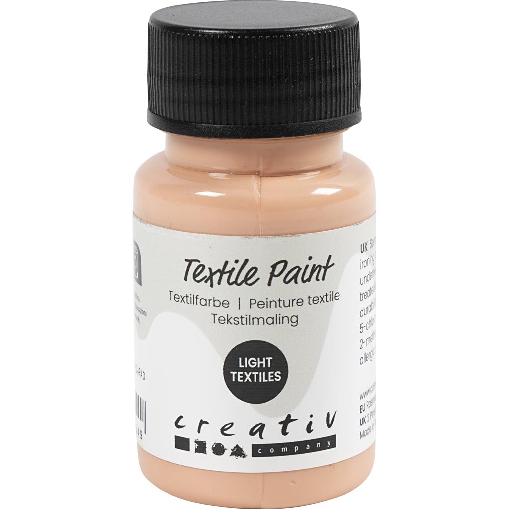 Textile Paint Semi Opaque Light Beige 50ml