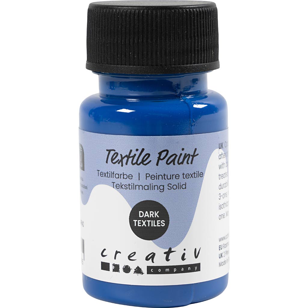 Textile Paint Opaque Brilliant Blue 50ml