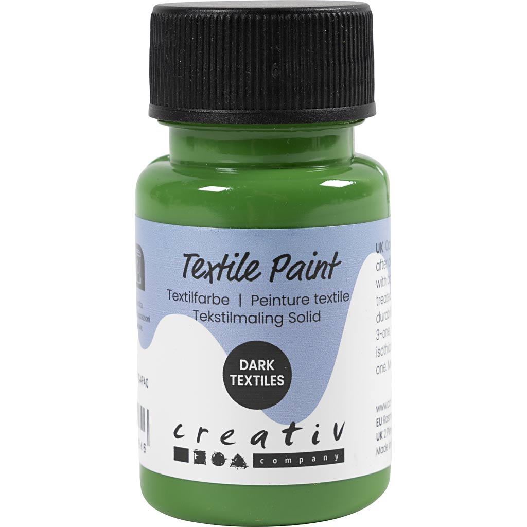 Textile Paint Opaque Brilliant Green 50ml
