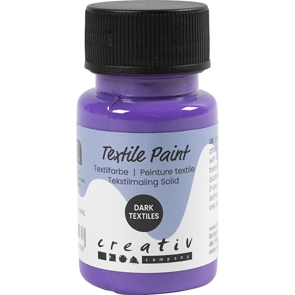 Textile Paint Opaque Purple 50ml