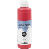 Textile Paint Opaque Red 250ml