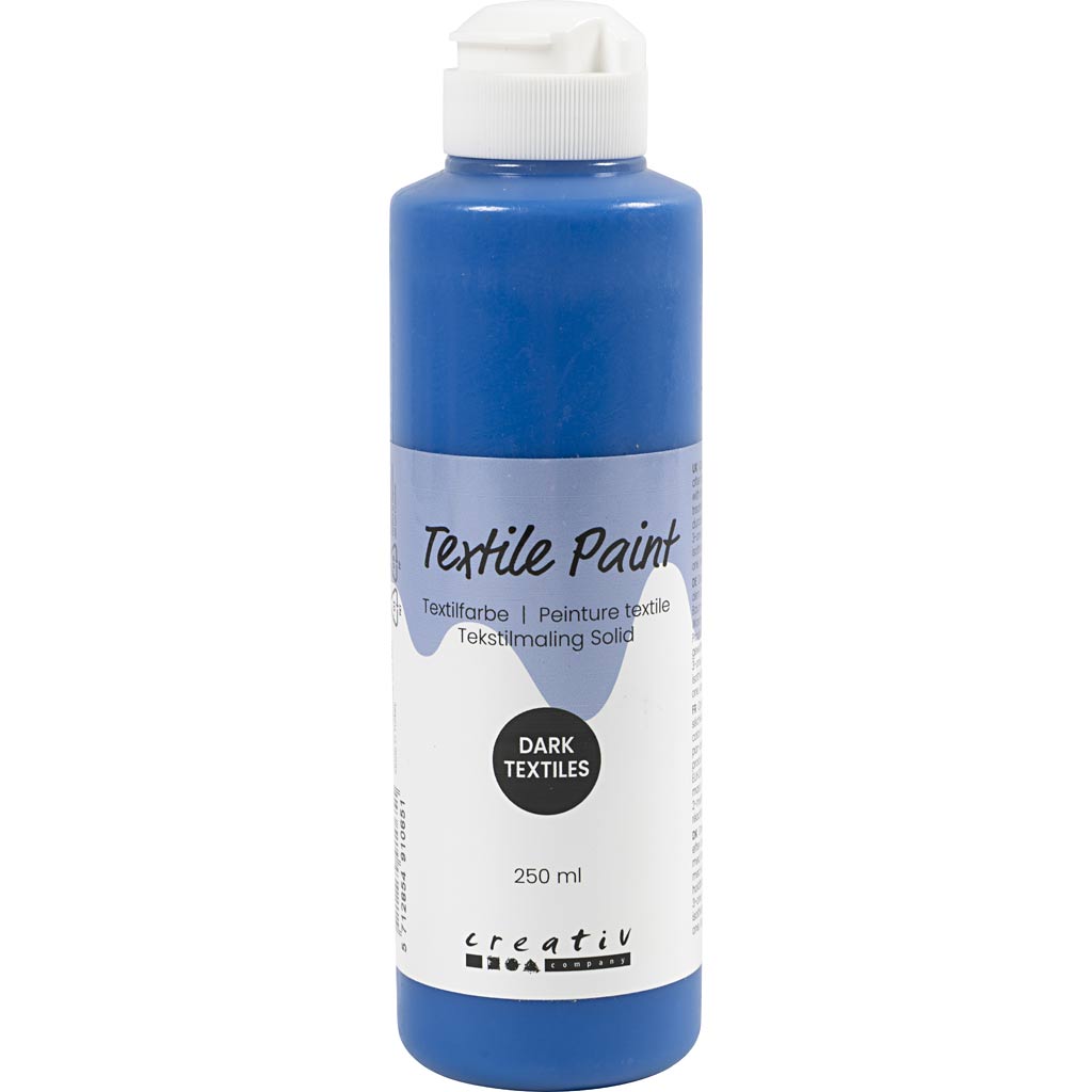 Textile Paint Opaque Brilliant Blue 250ml
