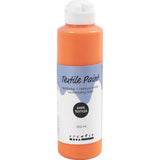 Textile Paint Opaque Orange 250ml