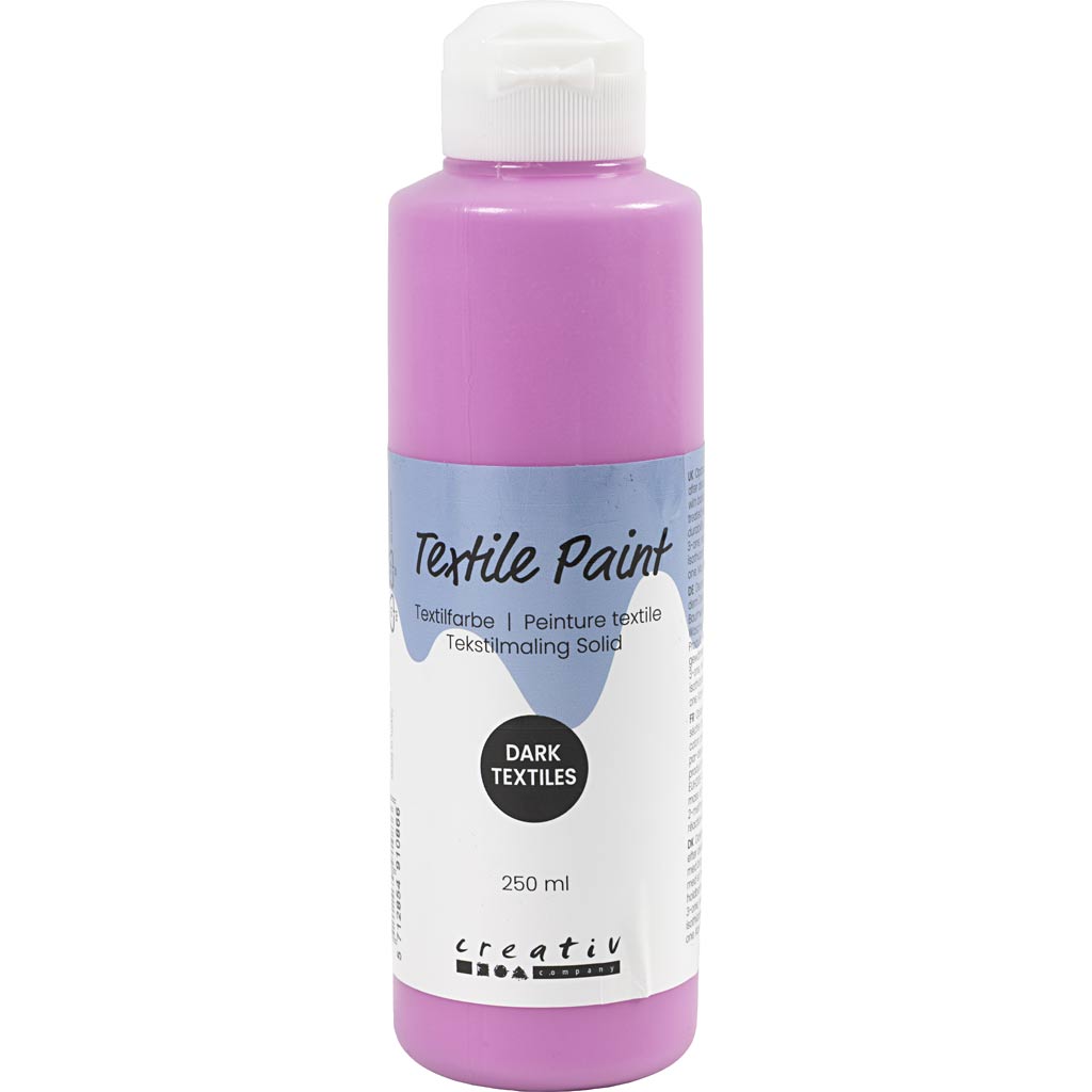 Textile Paint Opaque Pink 250ml