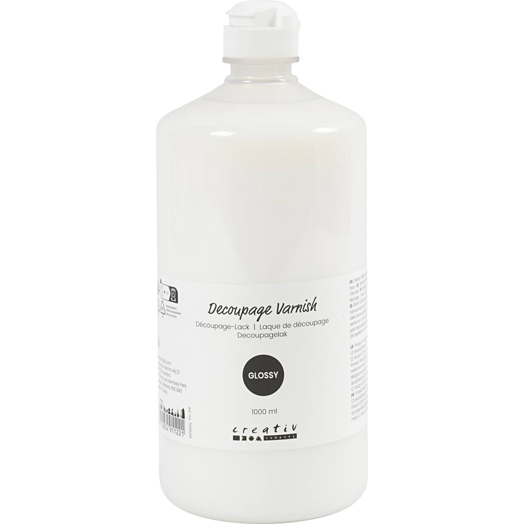 Decoupage Varnish Glossy 1000ml