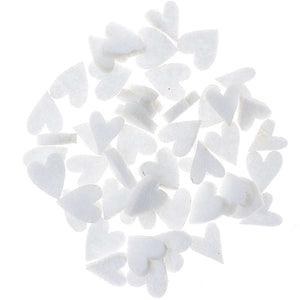 Ohhh! Lovely! Felt litter heart cream 24 pieces