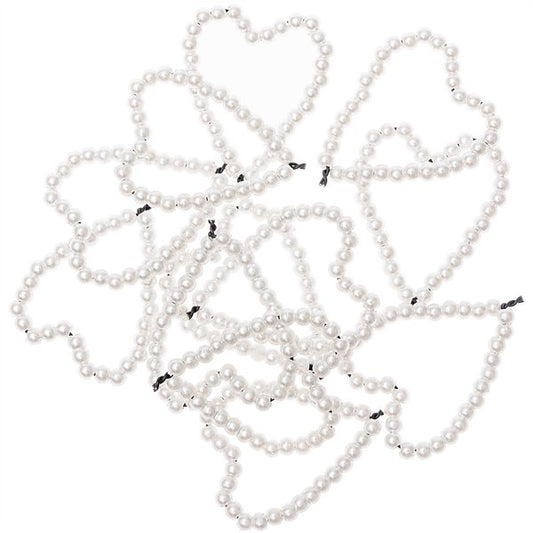 Ohhh! Lovely! Bead litter heart mother-of-pearl 12 pieces