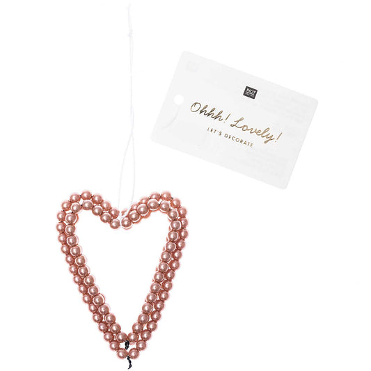 Ohhh! Lovely! Pearl pendant heart large rose gold