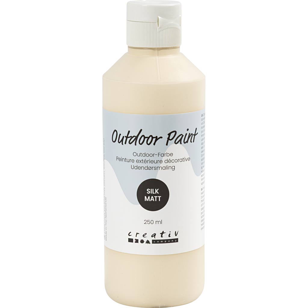 Outdoor Paint Silky Matte Opaque White 250ml