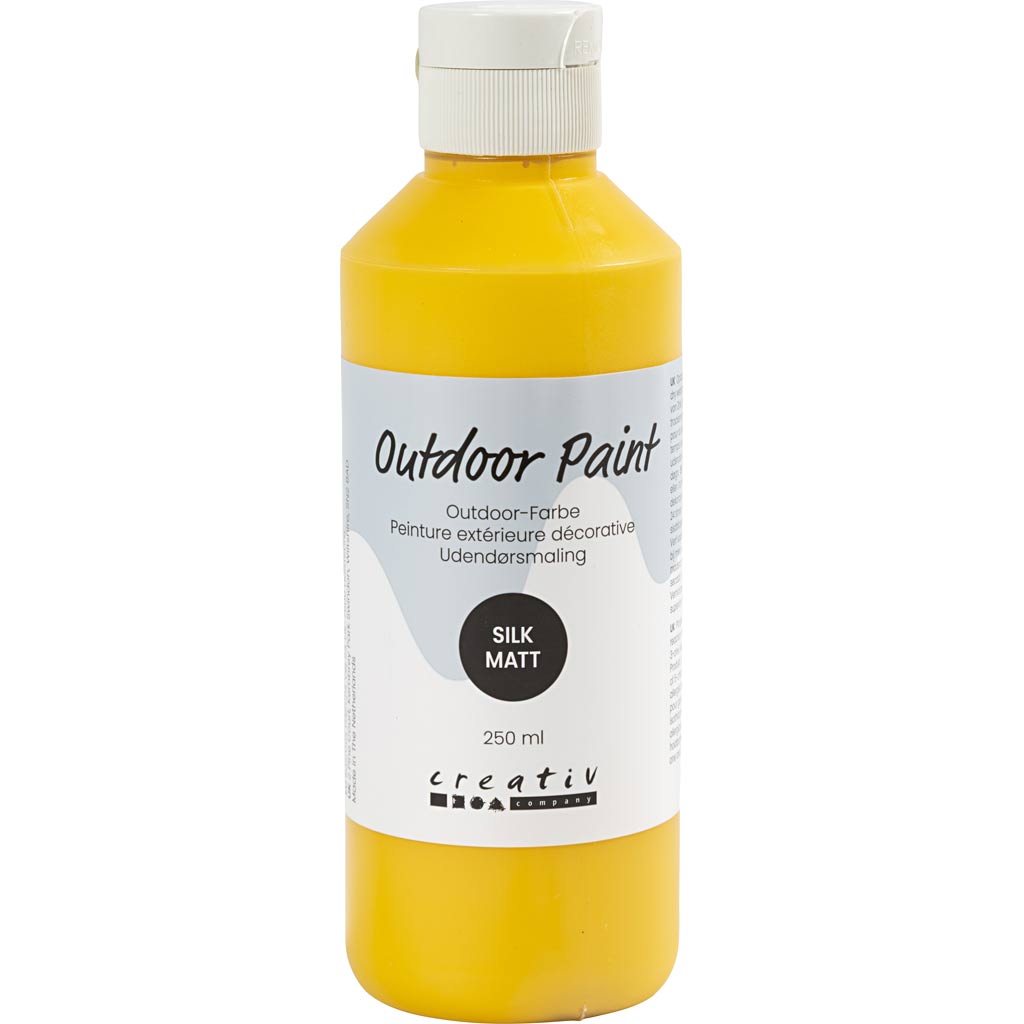 Outdoor Paint Silky Matte Opaque Yellow 250ml