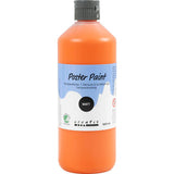 Poster Paint Matt Semi Opaque Orange 500ml