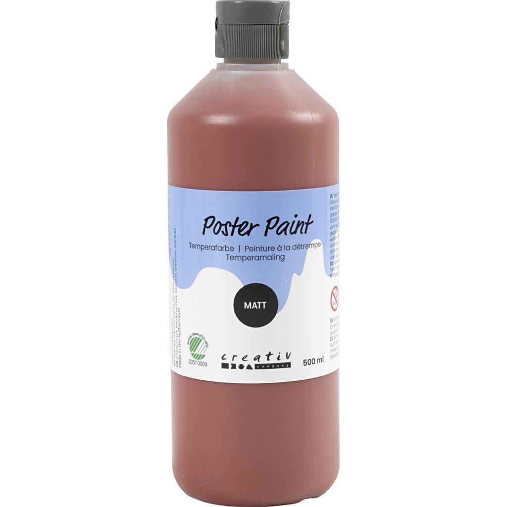 Poster Paint Matt Semi Opaque Beige 500ml