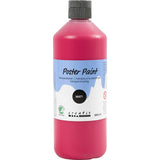 Poster Paint Matt Semi Opaque Primary Red 500ml