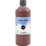 Poster Paint Matt Semi Opaque Brown 500ml