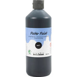Poster Paint Matt Semi Opaque Black 500ml
