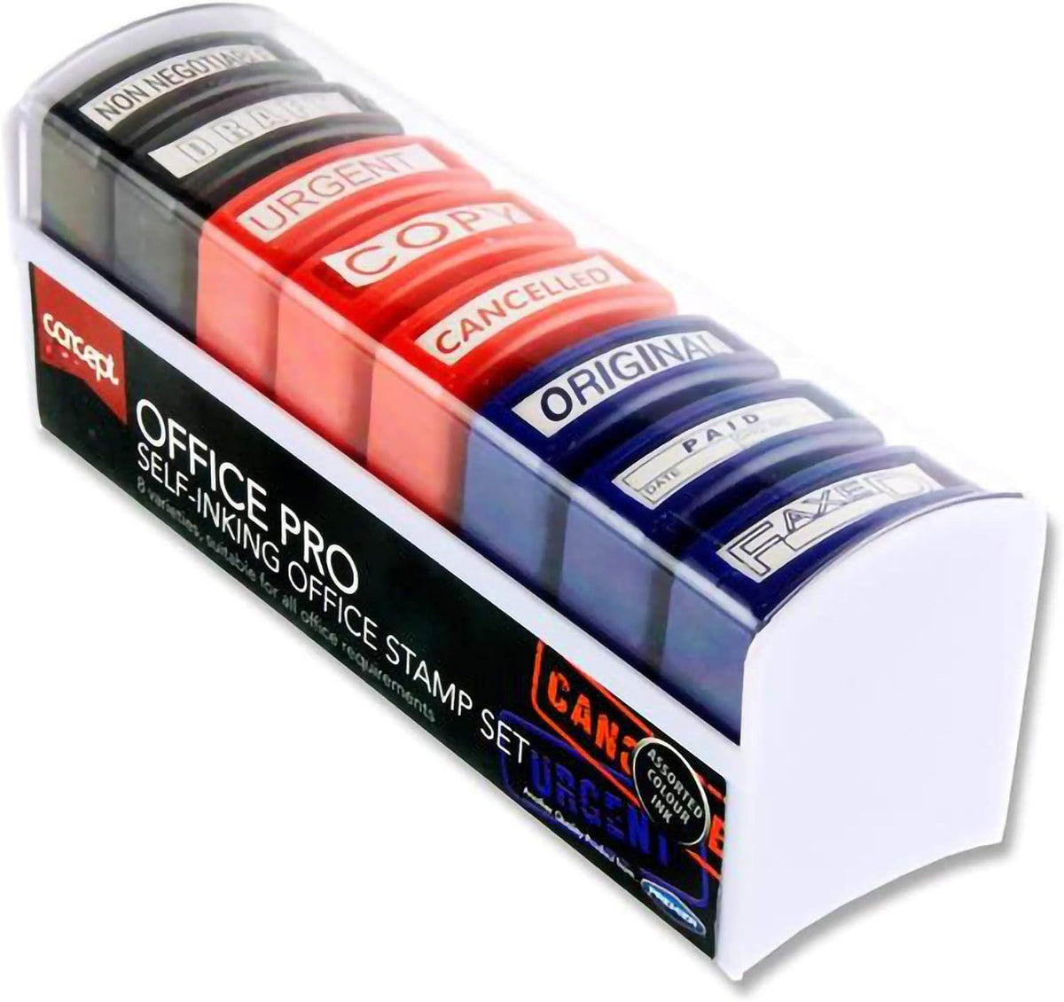 Concept Pro Office Self-inking Stamp Set