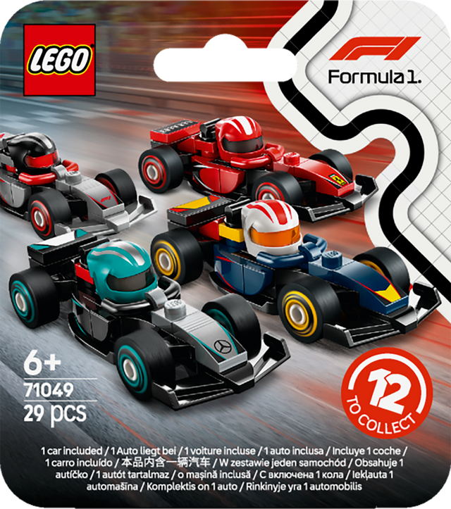 Lego F1® Collectible Race Cars Blind Box