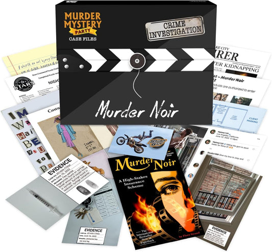 University Games Murder Mystery Party Case Files: Murder Noir