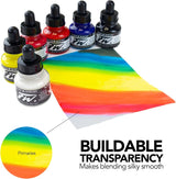 Daler-Rowney FW Primary Ink Set, 6 x 29.5ml Bottles