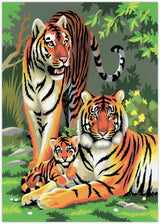 Paint By Numbers Junior Small - Tigers