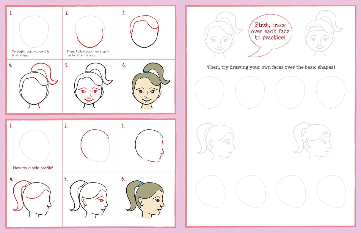 Learn To Draw Faces Book