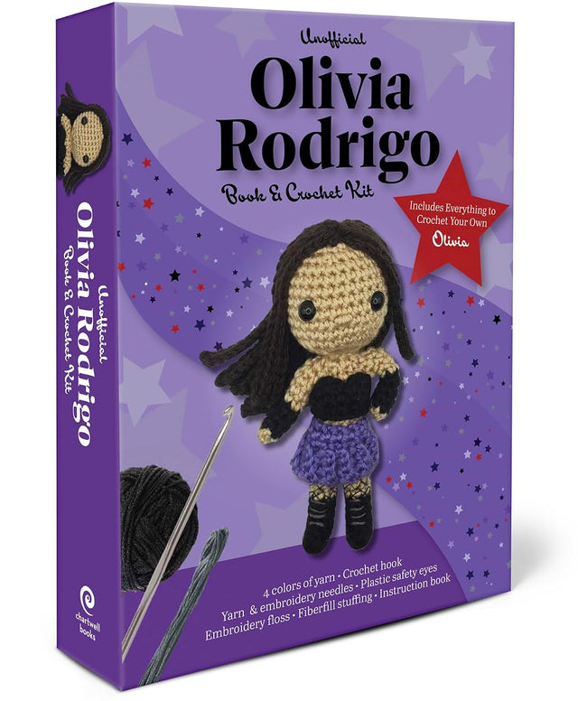 Unofficial Olivia Rodrigo Book & Crochet Kit