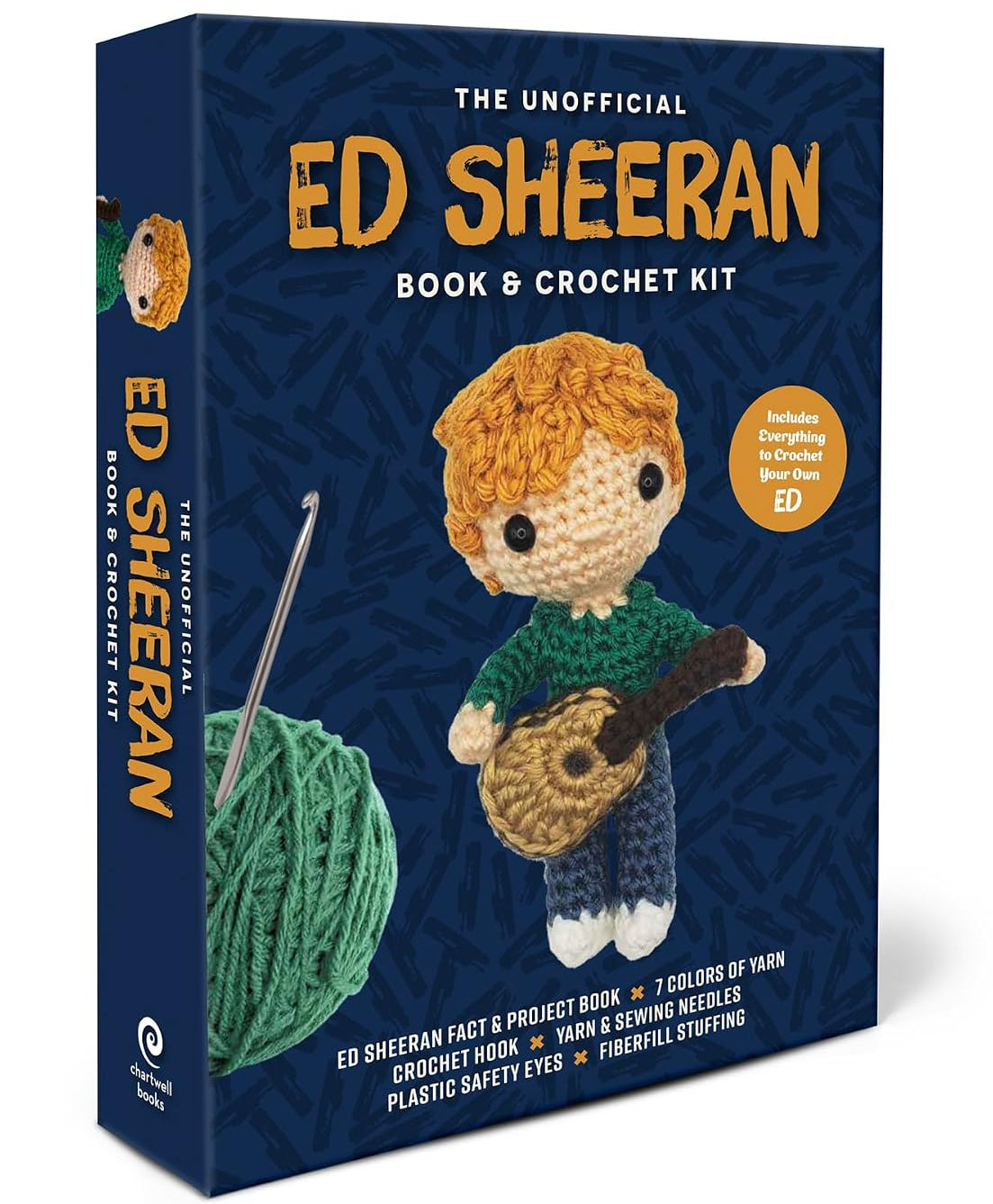 Unofficial Ed Sheeran Book & Crochet Kit