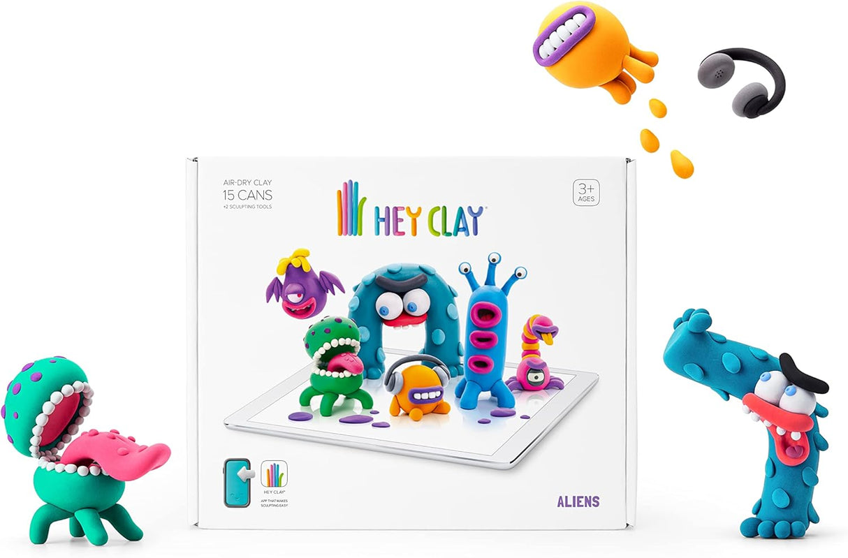 Hey Clay - Aliens Set (15 Cans)